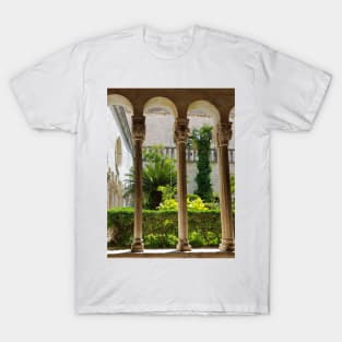 Monastic Columns, Dubrovnik T-Shirt